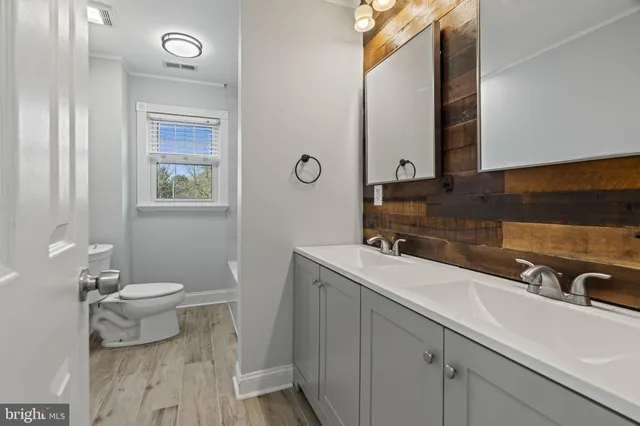 a bathroom with a sink and a toilet