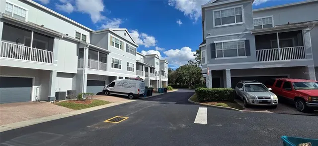 a car parked in front of a building