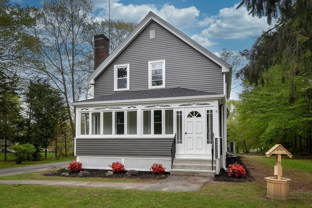 8 Everett Street Sherborn, MA 01770 - Photo 25 of 25 a view of a house with a yard