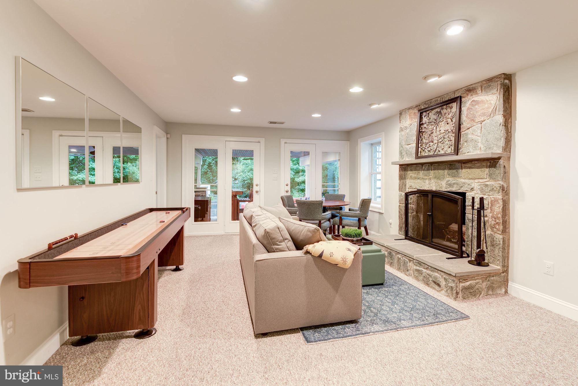 1835 Kirby Road McLean, VA 22101 - Photo 21 of 30 Lower Level Family Room opens to Covered Patio