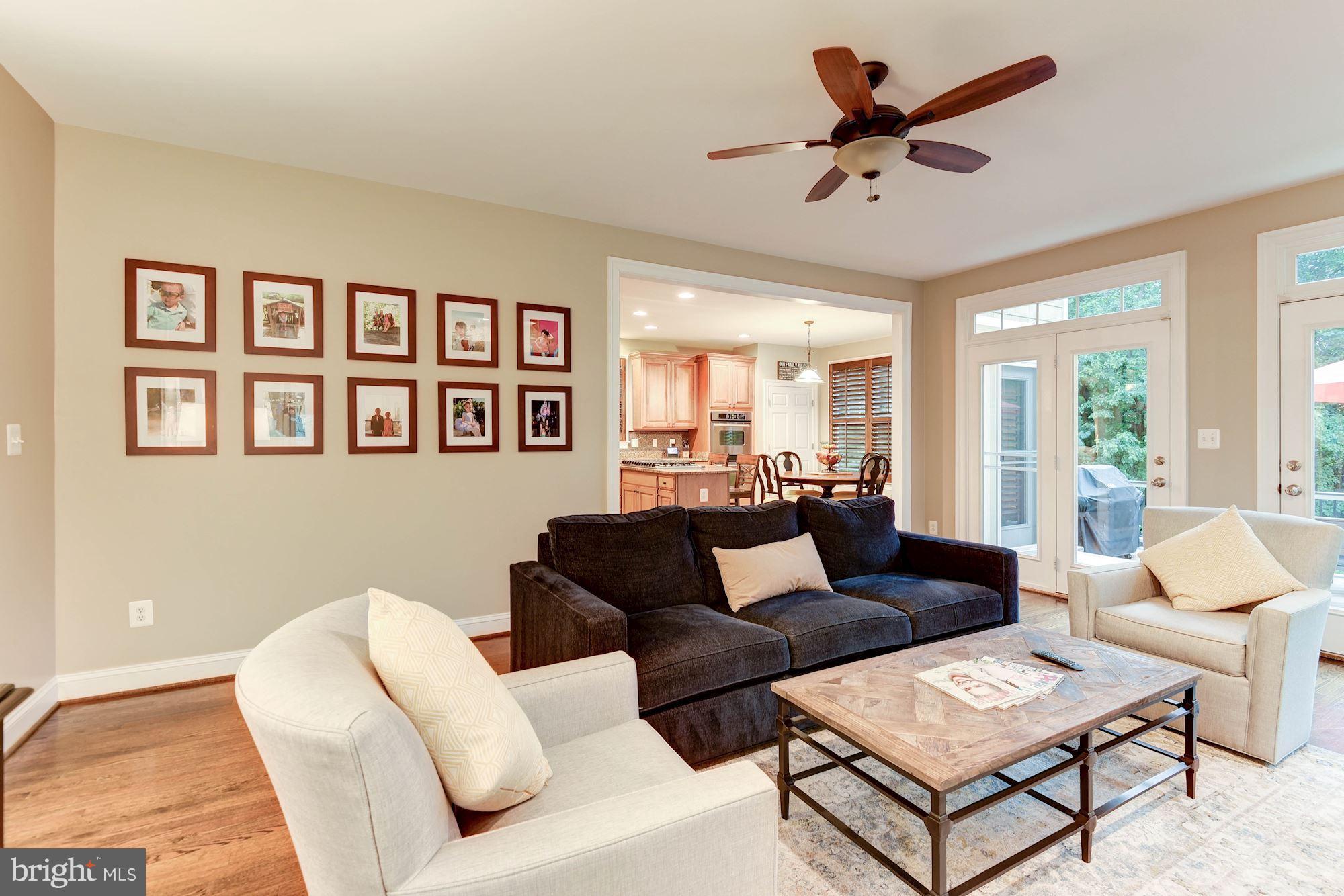 1835 Kirby Road McLean, VA 22101 - Photo 9 of 30 Family Room off Kitchen opens to deck