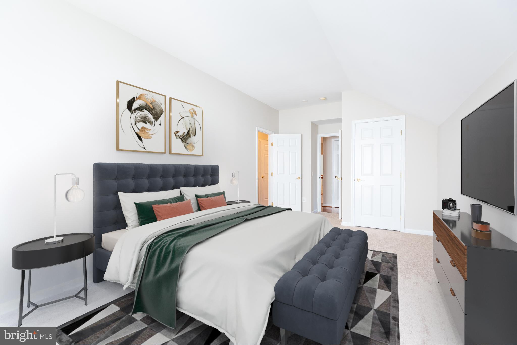6033 Sumner Road Alexandria, VA 22310 - Photo 36 of 52 Leftmost front bedroom with virtual staging