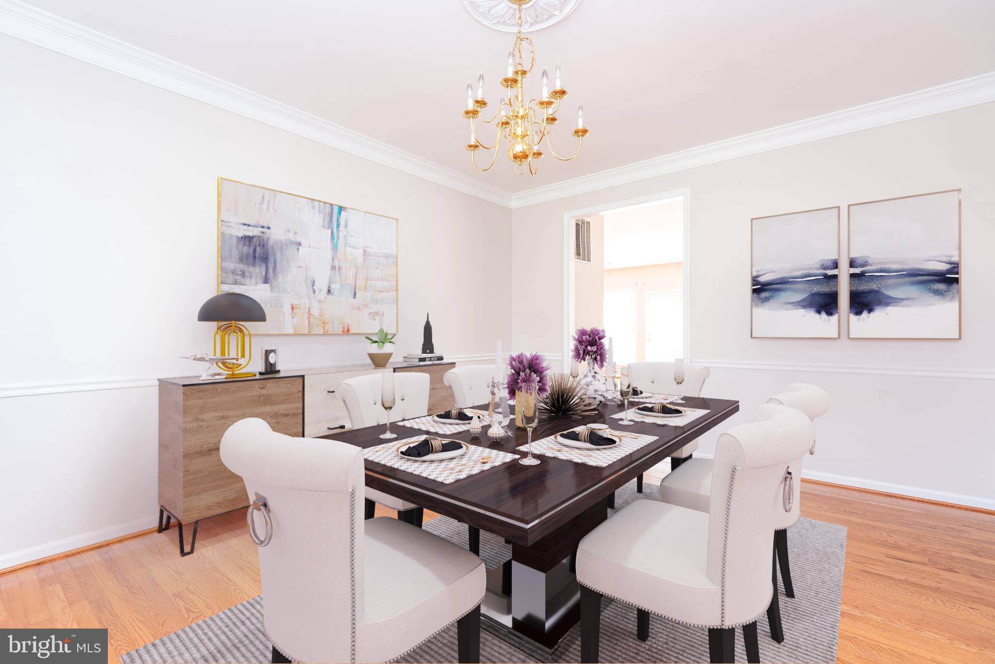 6033 Sumner Road Alexandria, VA 22310 - Photo 7 of 52 Formal dining room with virtual staging
