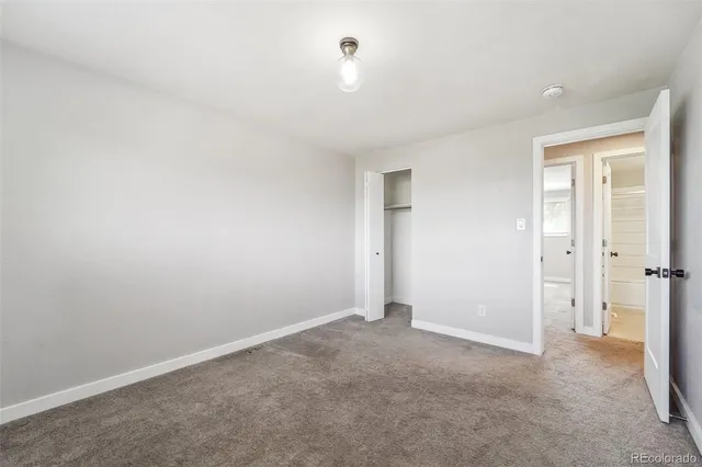 a view of an empty room