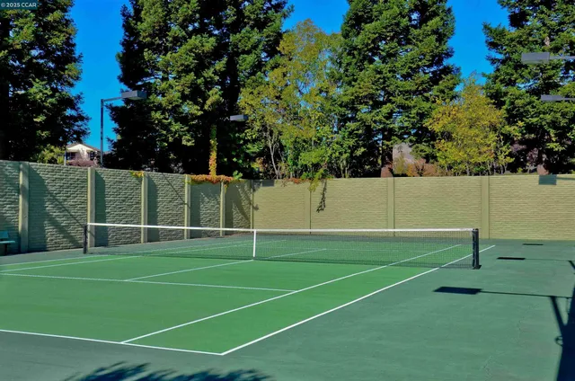 a view of a street with houses