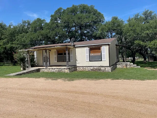 front view of house with a yard