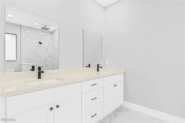 a bathroom with a window