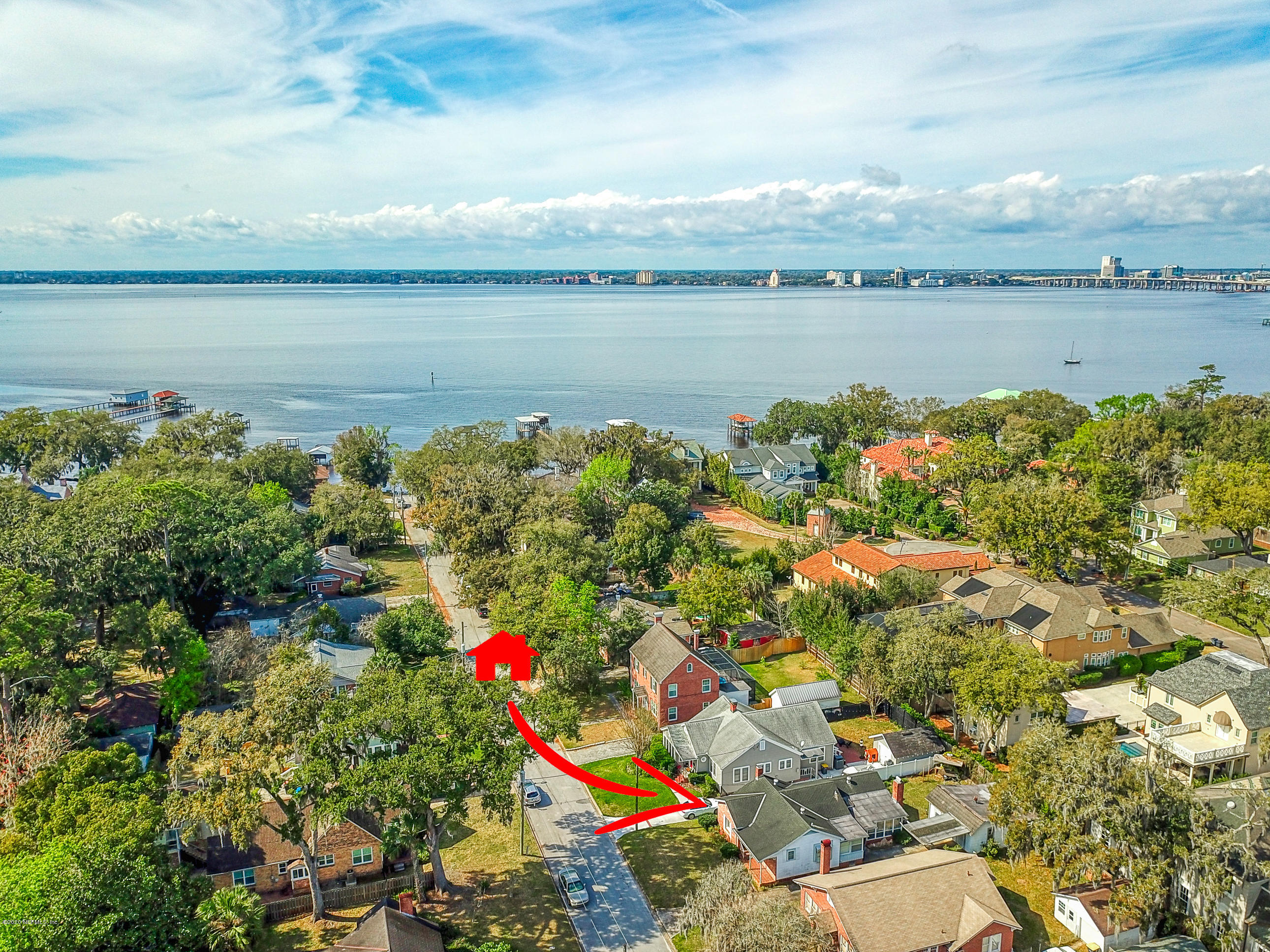 1011 Inwood Terrace Jacksonville, FL 32207 - Photo 21 of 21 a view of a city and lake