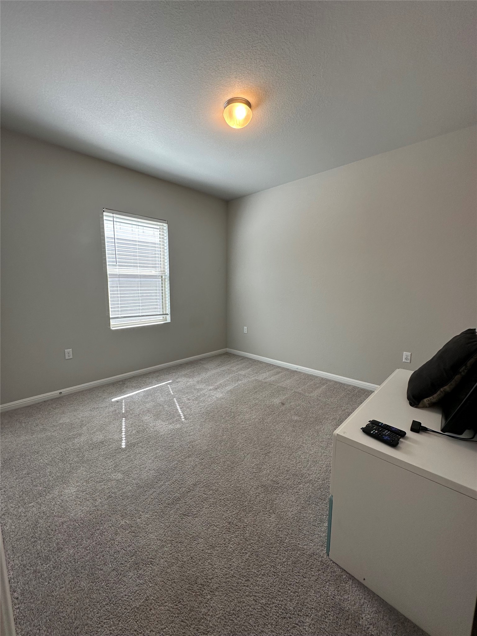 13000 Titanium Street Austin, TX 78754 - Photo 11 of 15 Unfurnished office featuring carpet flooring and a textured ceiling
