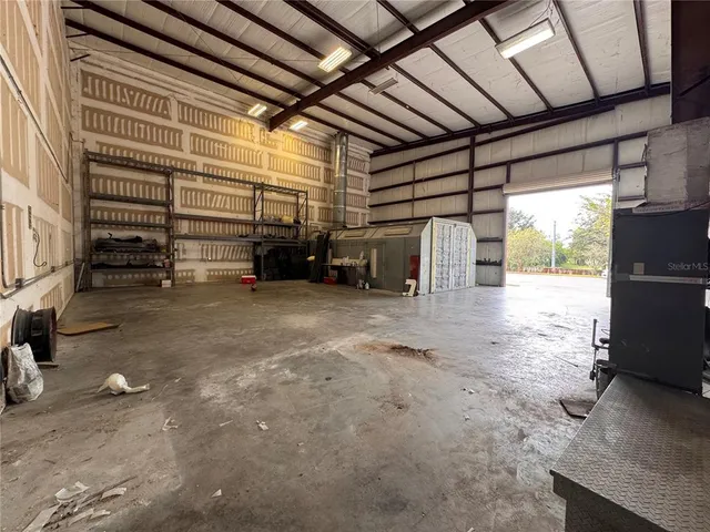 a view of storage and utility room
