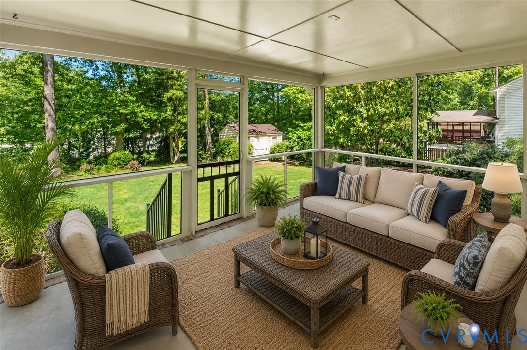 11520 Ivywood Road Chester, VA 23831 - Photo 10 of 35 Relaxing patio off back of house, fully screened *