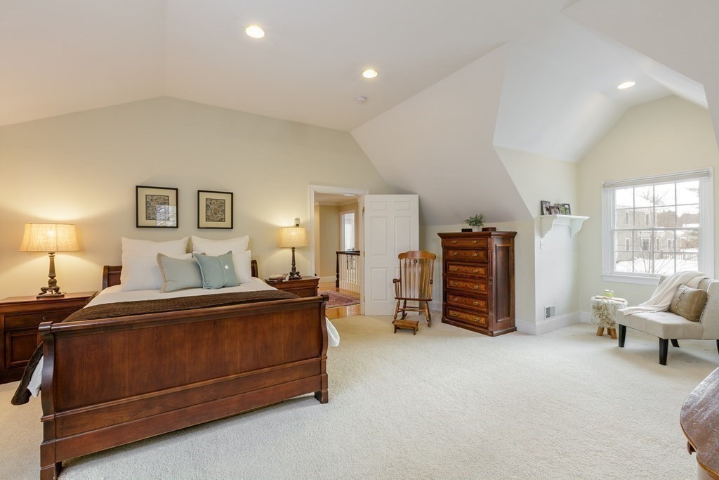 29 Old Bridge Road Concord, MA 01742 - Photo 18 of 37 a bedroom with furniture and a lamp