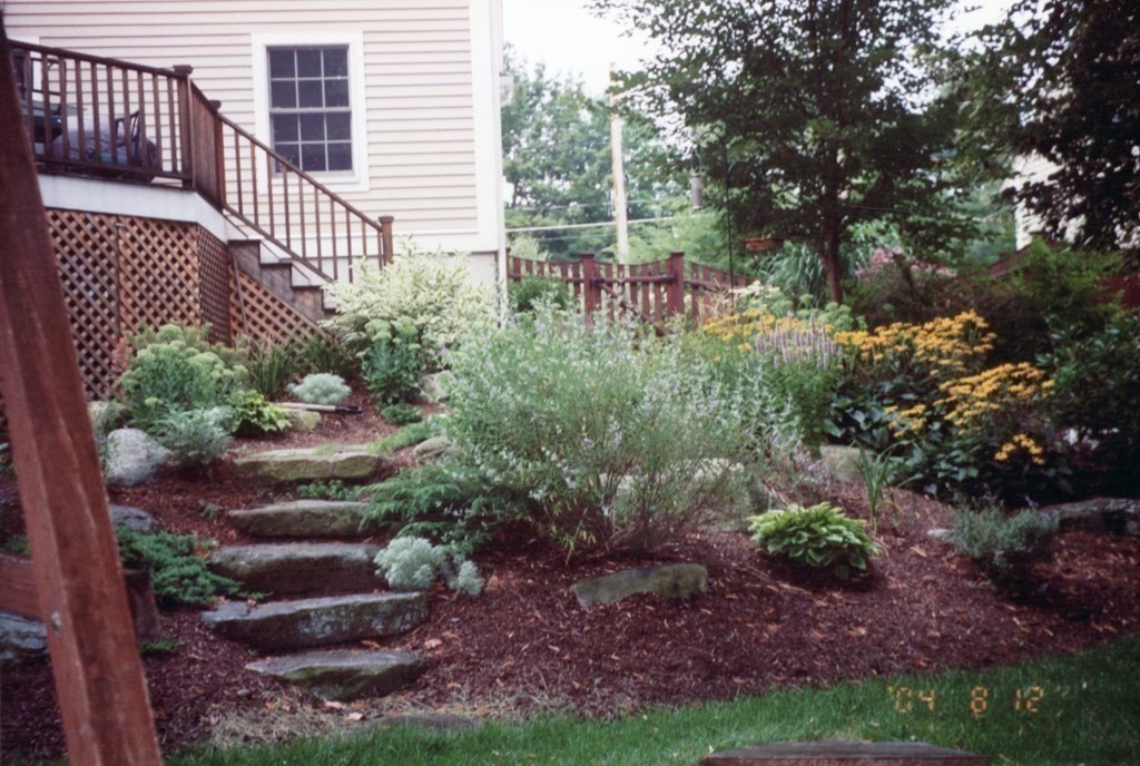 29 Old Bridge Road Concord, MA 01742 - Photo 32 of 37 a view of a backyard with a garden