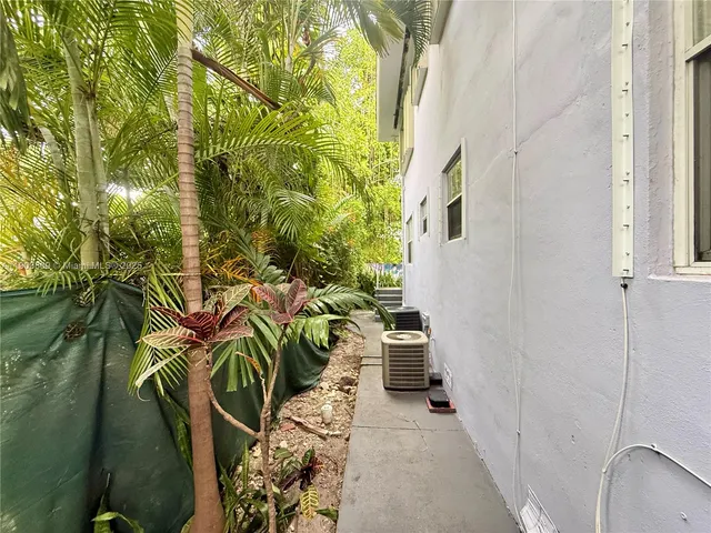 a view of outdoor seating space