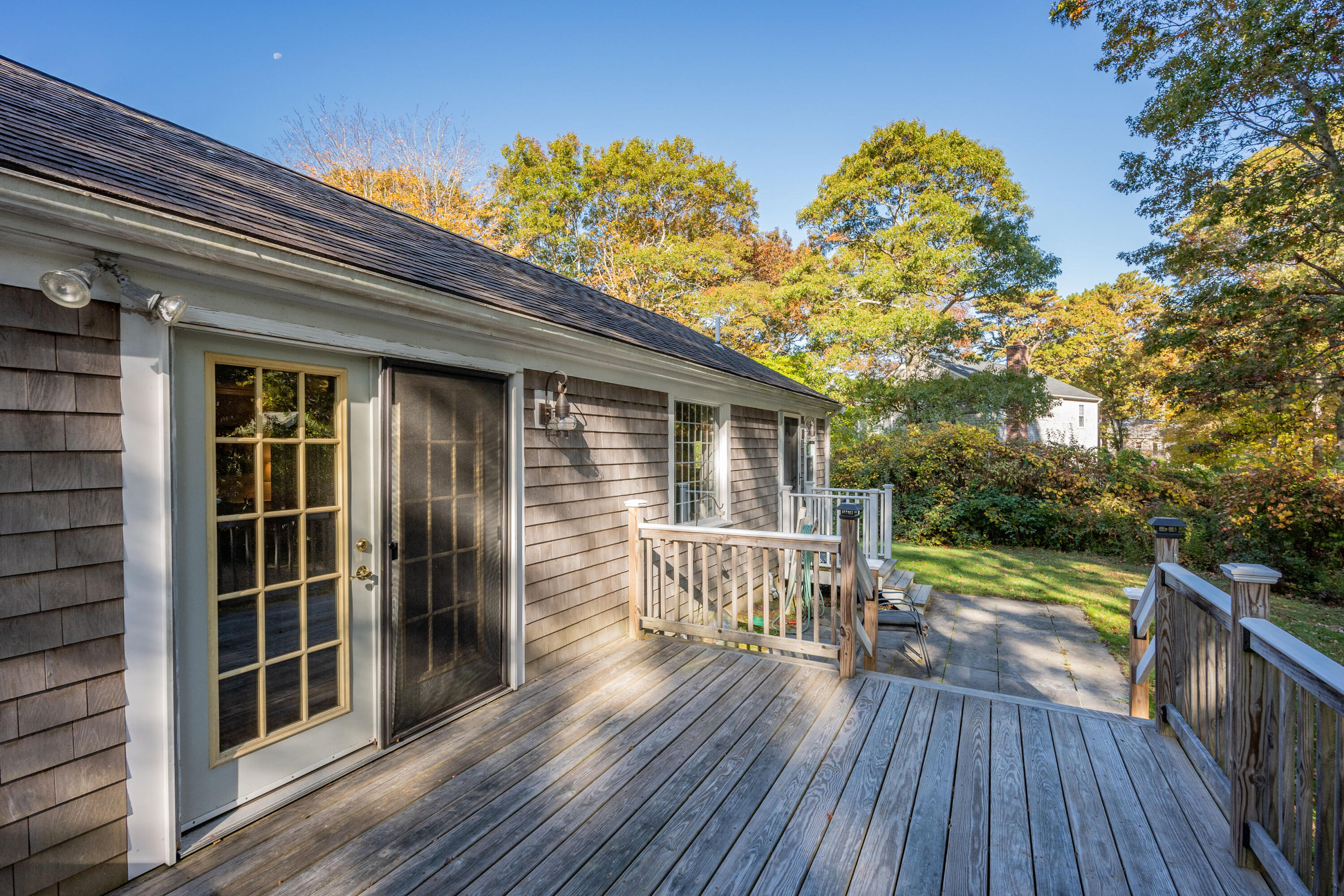 43 Chipman Road Sandwich, MA 02563 - Photo 24 of 35 a view of deck with wooden floor and seating space