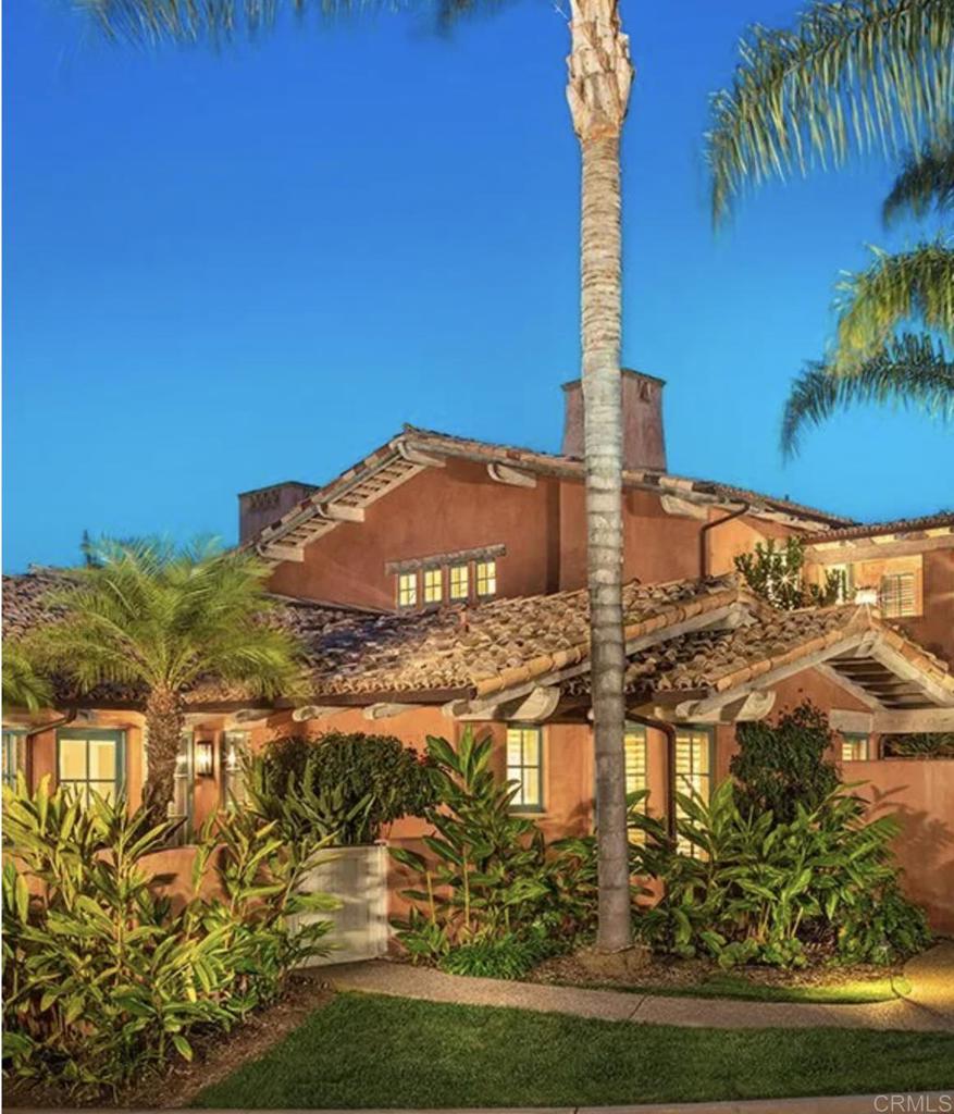 a view of a building with an ocean view