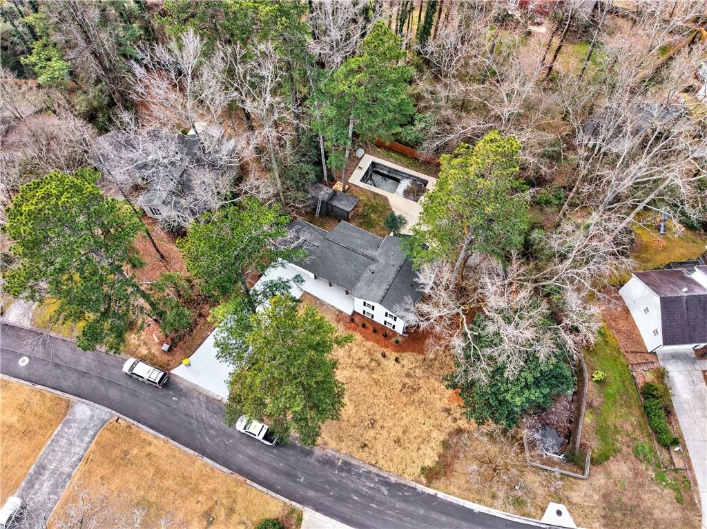671 Willow Ridge Drive Northeast Marietta, GA 30068 - Photo 35 of 36 a view of a yard with plants
