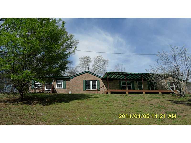 59 Nally Road Rydal, GA 30171 - Photo 1 of 1 Exterior Front. Brick ranch/mobile on 5.99 acres with 2 entrances.