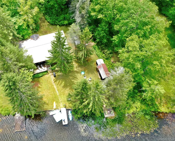 a view of a yard with plants