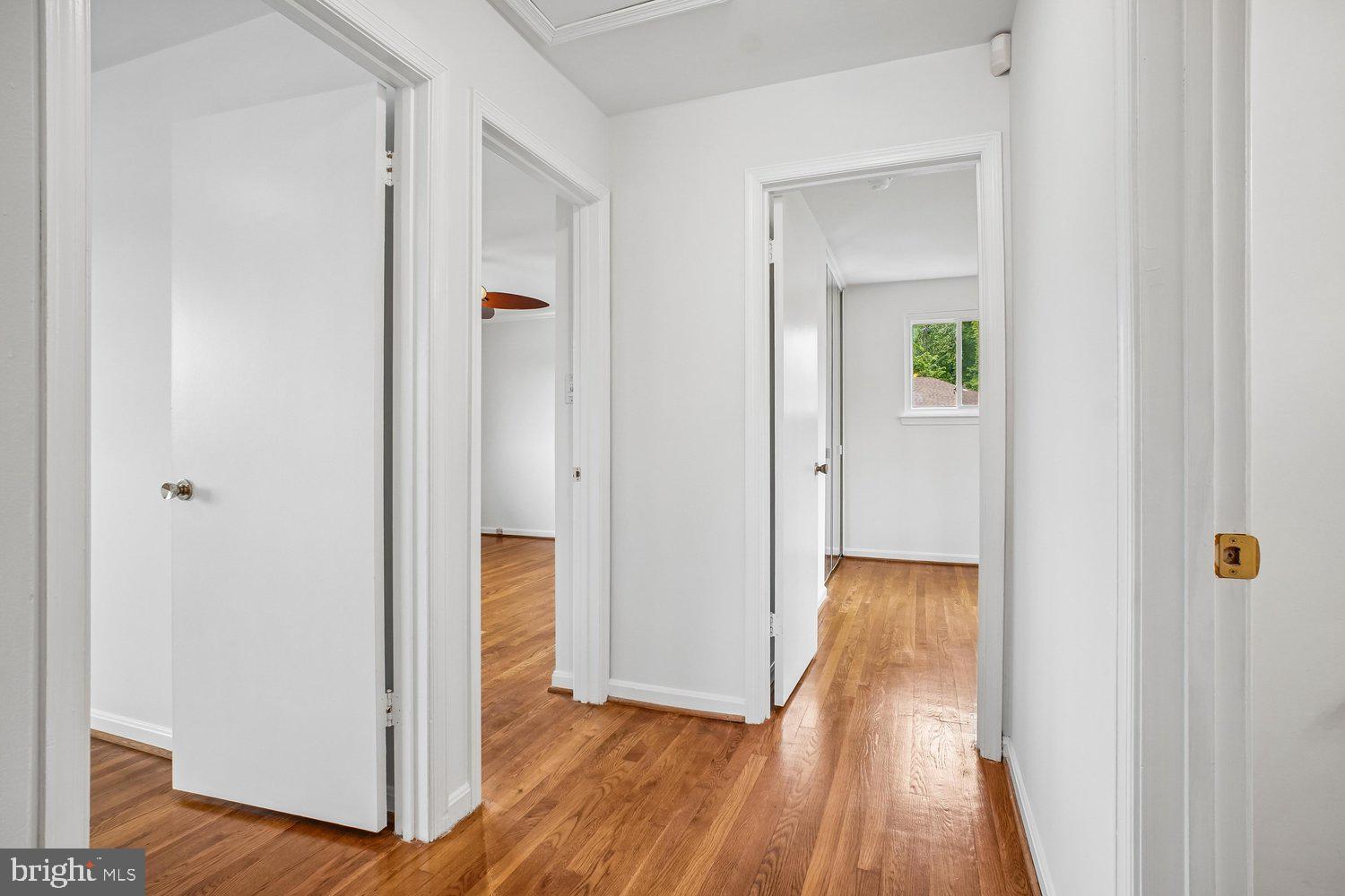 8933 Burke Lake Road Springfield, VA 22151 - Photo 23 of 47 Upstairs Landing, Bedroom Level, Hardwood Floors