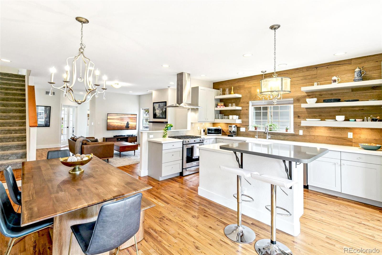 4530 Quitman Street Denver, CO 80212 - Photo 21 of 50 a very nice looking dining room with a table and chairs