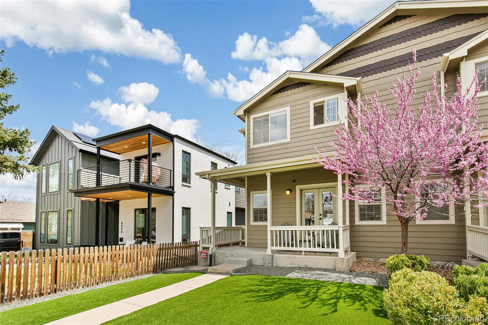 4530 Quitman Street Denver, CO 80212 - Photo 49 of 50 a front view of a house with a yard