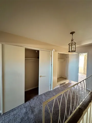 a view of hallway with window