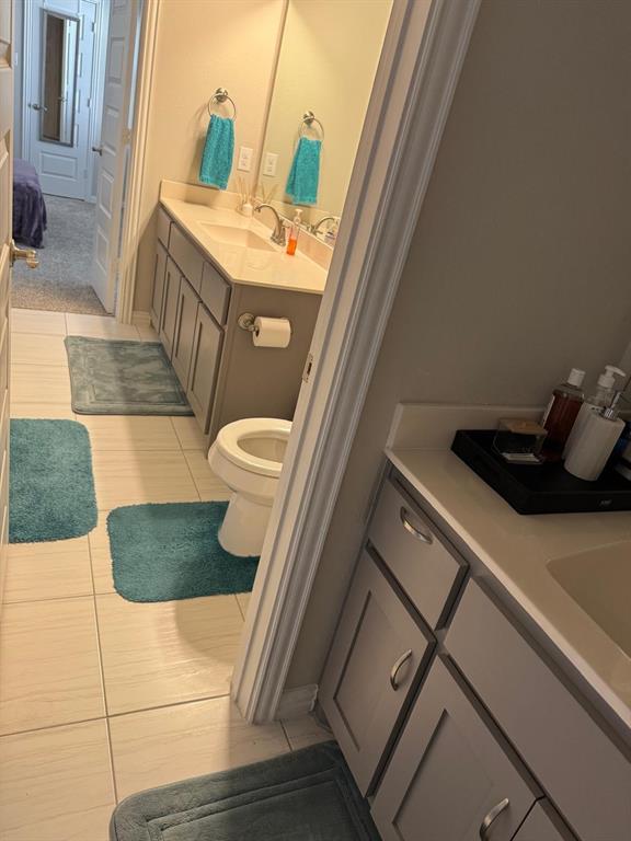 1204 Sundrop Drive Little Elm, TX 75068 - Photo 20 of 24 a bathroom with a sink and a mirror