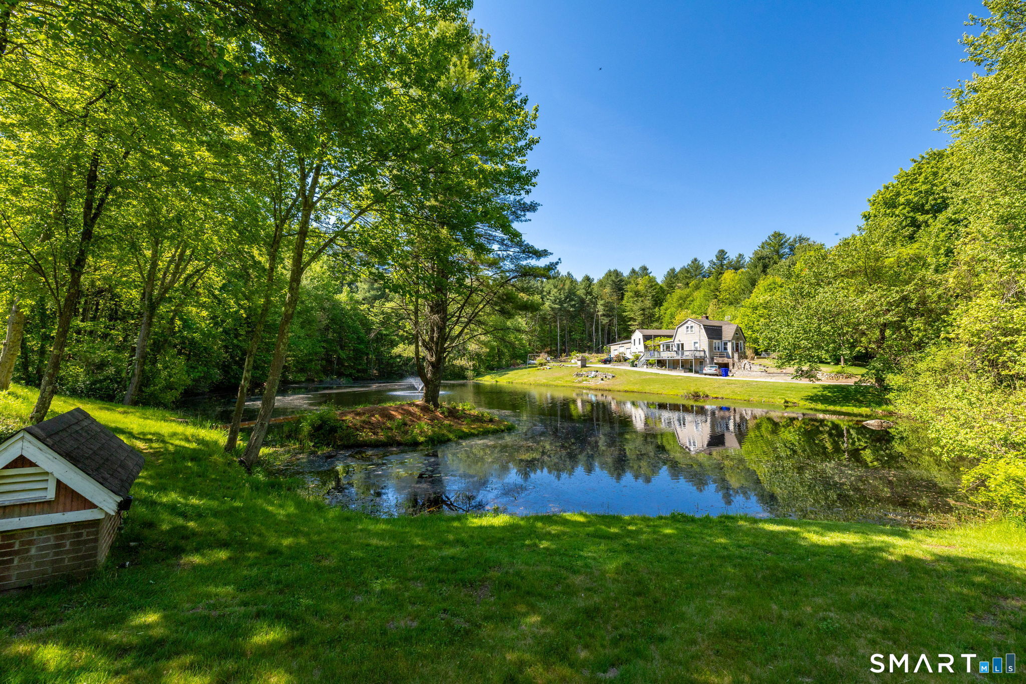39 Chapman Road Marlborough, CT 06447 - Photo 4 of 40 a view of a lake with houses