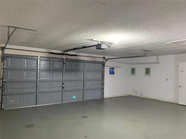 a view of a garage room