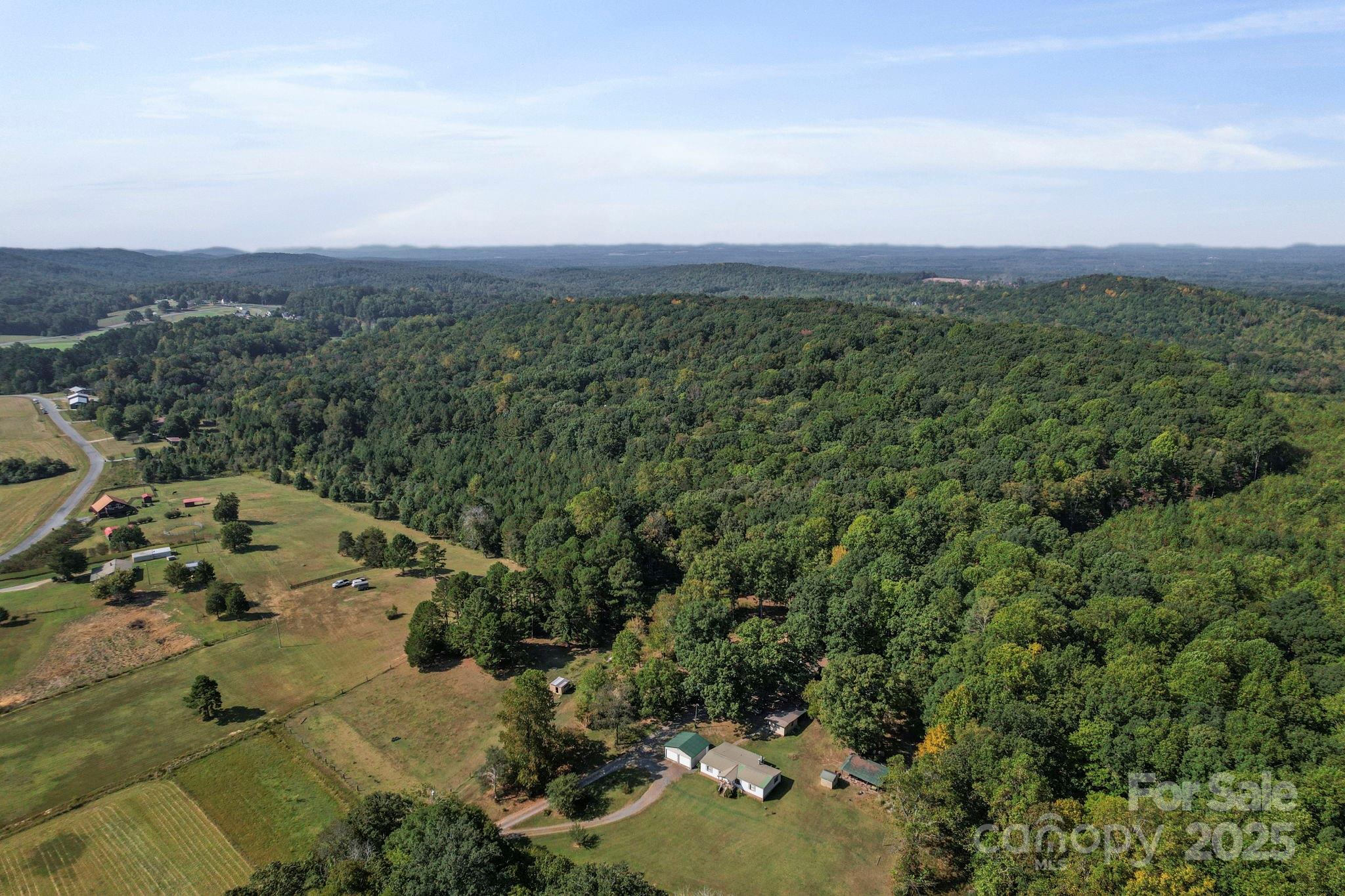 2272 Doul Mountain Road Asheboro, NC 27205 - Photo 14 of 27 an aerial view of a forest with houses