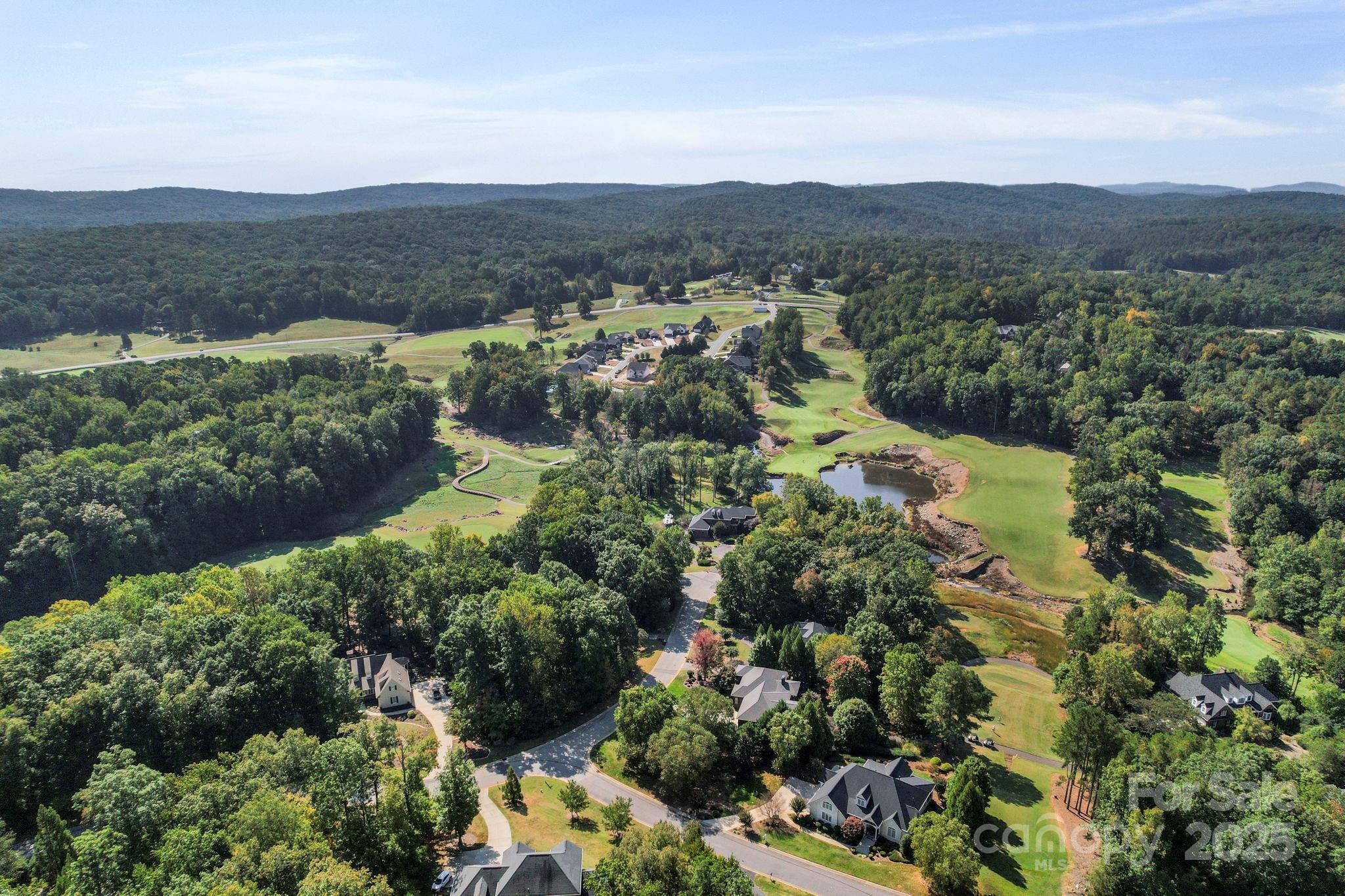 2272 Doul Mountain Road Asheboro, NC 27205 - Photo 24 of 27 an aerial view of houses covered in trees