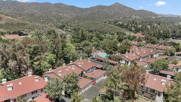 an aerial view of a city with lots of residential buildings