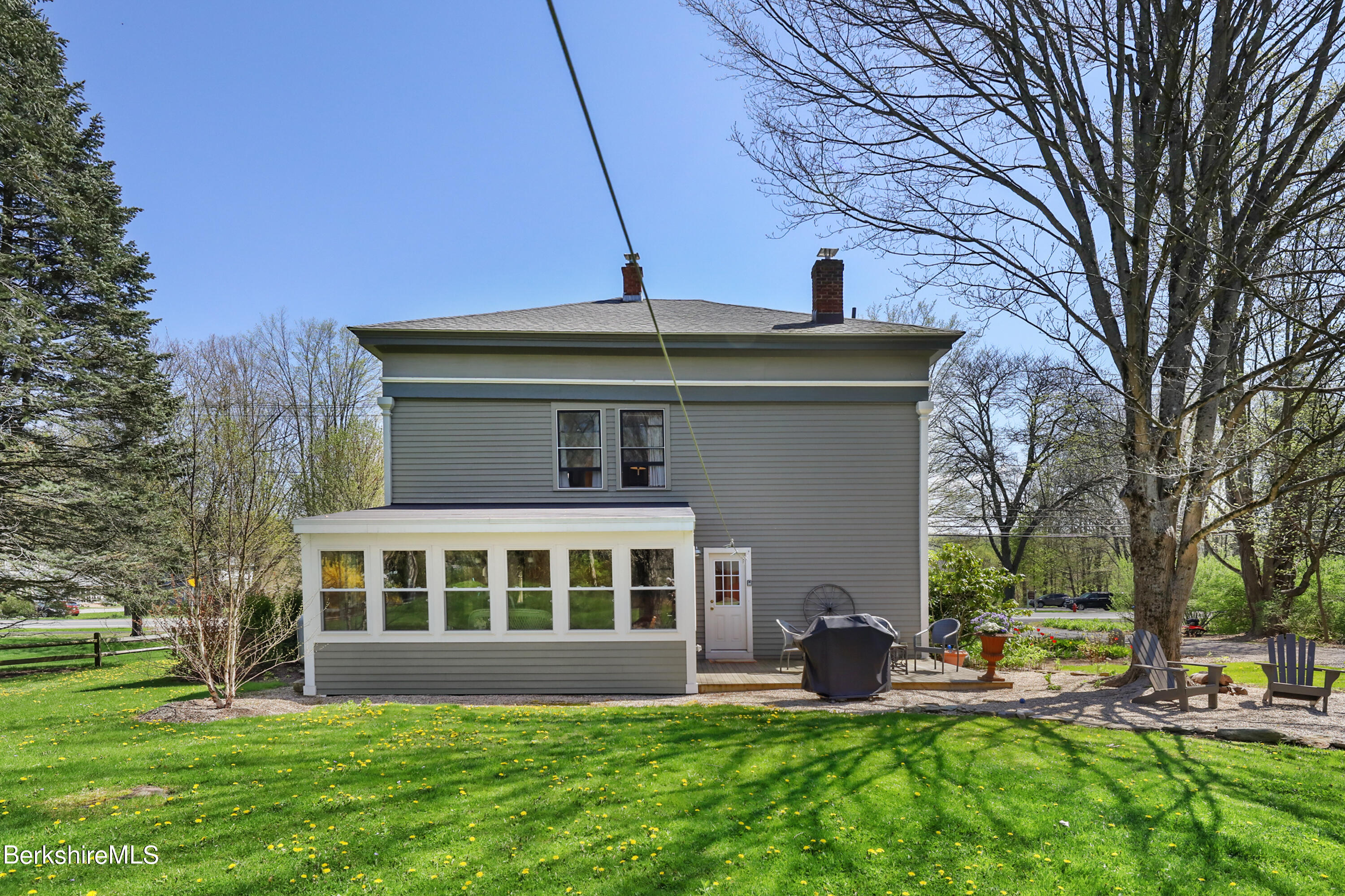 575 Sheffield Plain Sheffield, MA 01257 - Photo 36 of 42 a front view of a house with a yard
