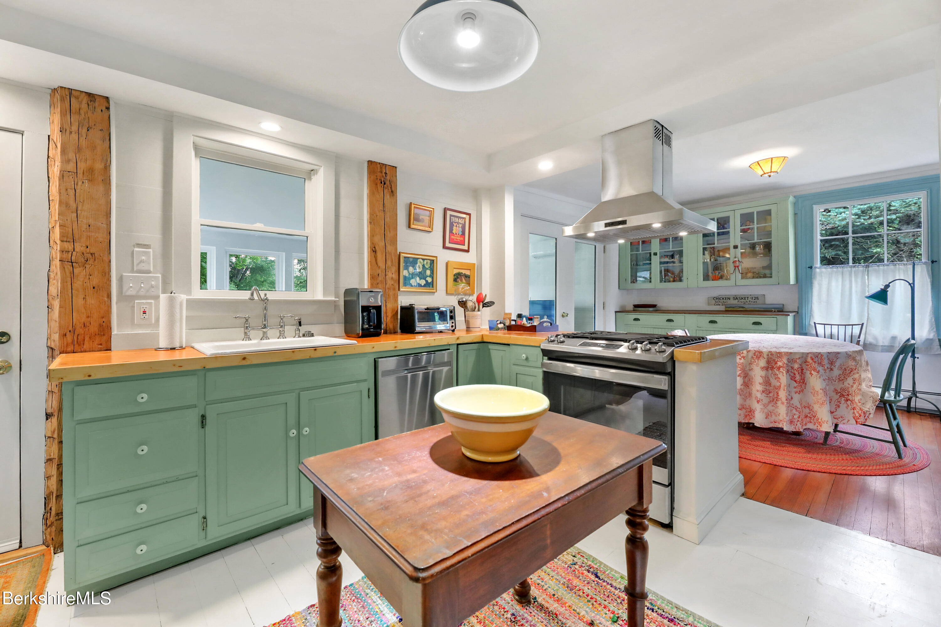 575 Sheffield Plain Sheffield, MA 01257 - Photo 4 of 42 a kitchen with a sink a counter space and appliances