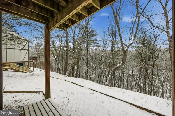 a view of outdoor space with seating