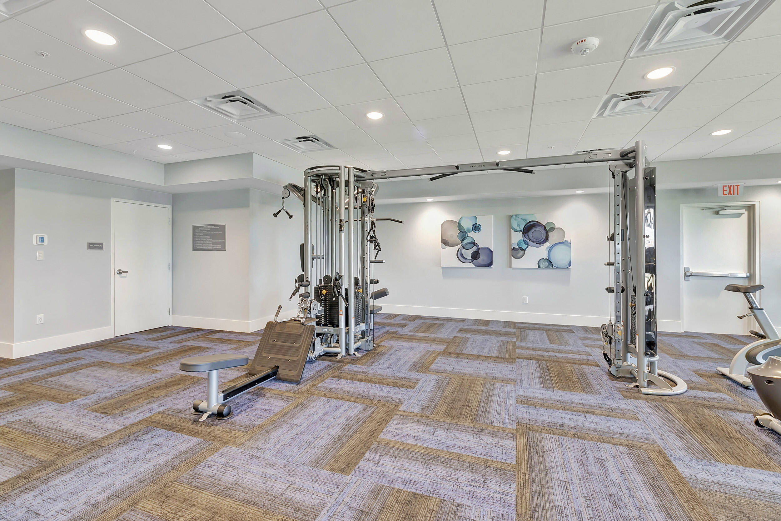 6040 Waldwick Circle Delray Beach, FL 33484 - Photo 61 of 75 a view of a room with gym equipment
