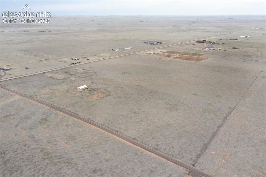 33455 Fossinger Road Yoder, CO 80864 - Photo 16 of 30 Aerial view with a rural view