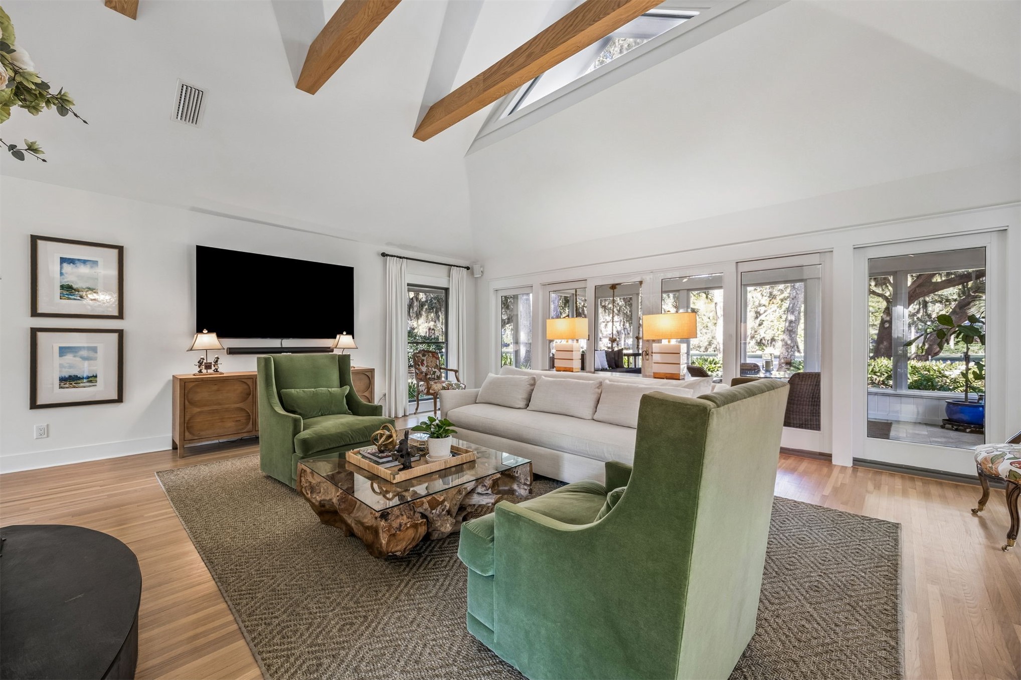 11 Red Maple Road Fernandina Beach, FL 32034 - Photo 8 of 70 a living room with furniture and a flat screen tv