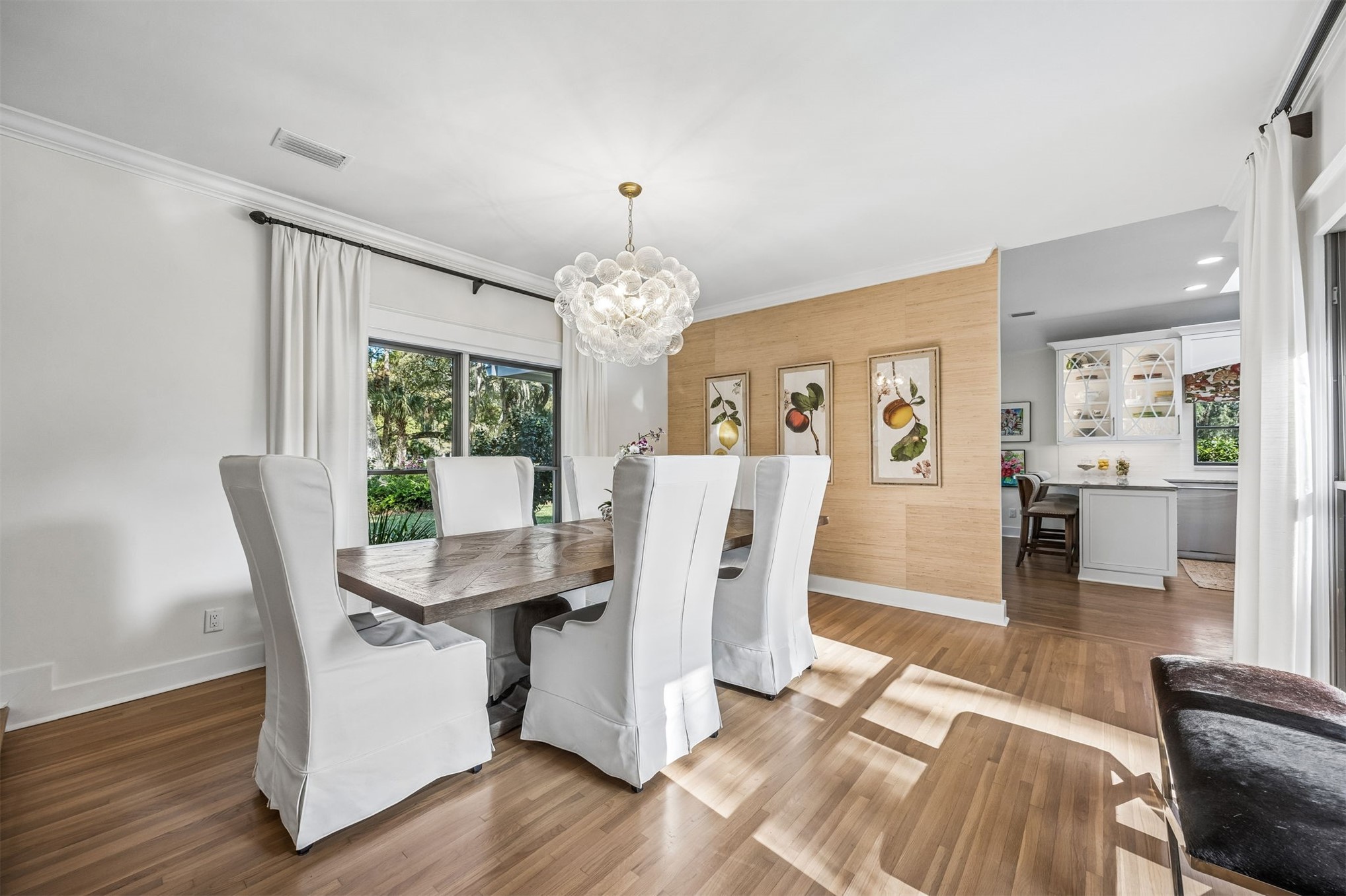 11 Red Maple Road Fernandina Beach, FL 32034 - Photo 9 of 70 a view of a dining room with furniture window and wooden floor