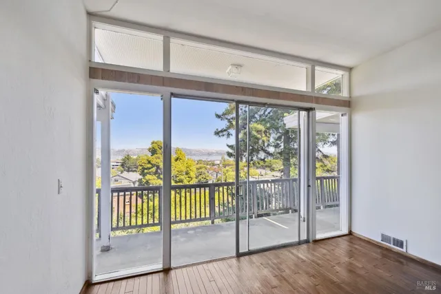 a view of front door