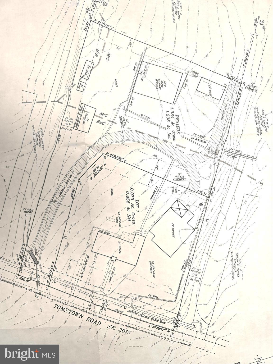 9175 Tomstown Road Waynesboro, PA 17268 - Photo 11 of 11 See documents for highlighted property Boundary.
