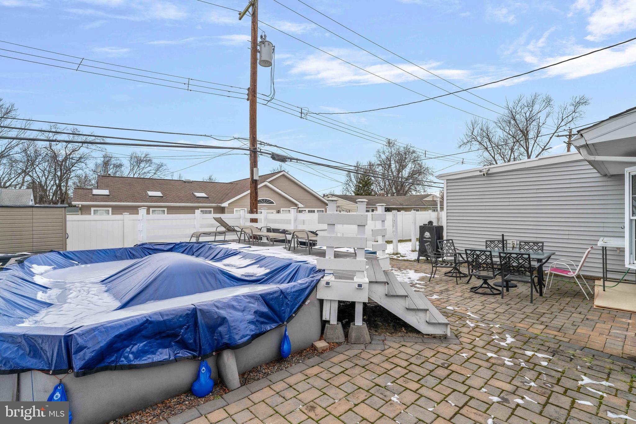 137 Idlewild Road Levittown, PA 19057 - Photo 26 of 34 a dinning table and chairs in the patio