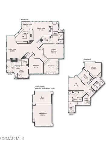 a view of a house with a yard and potted plants