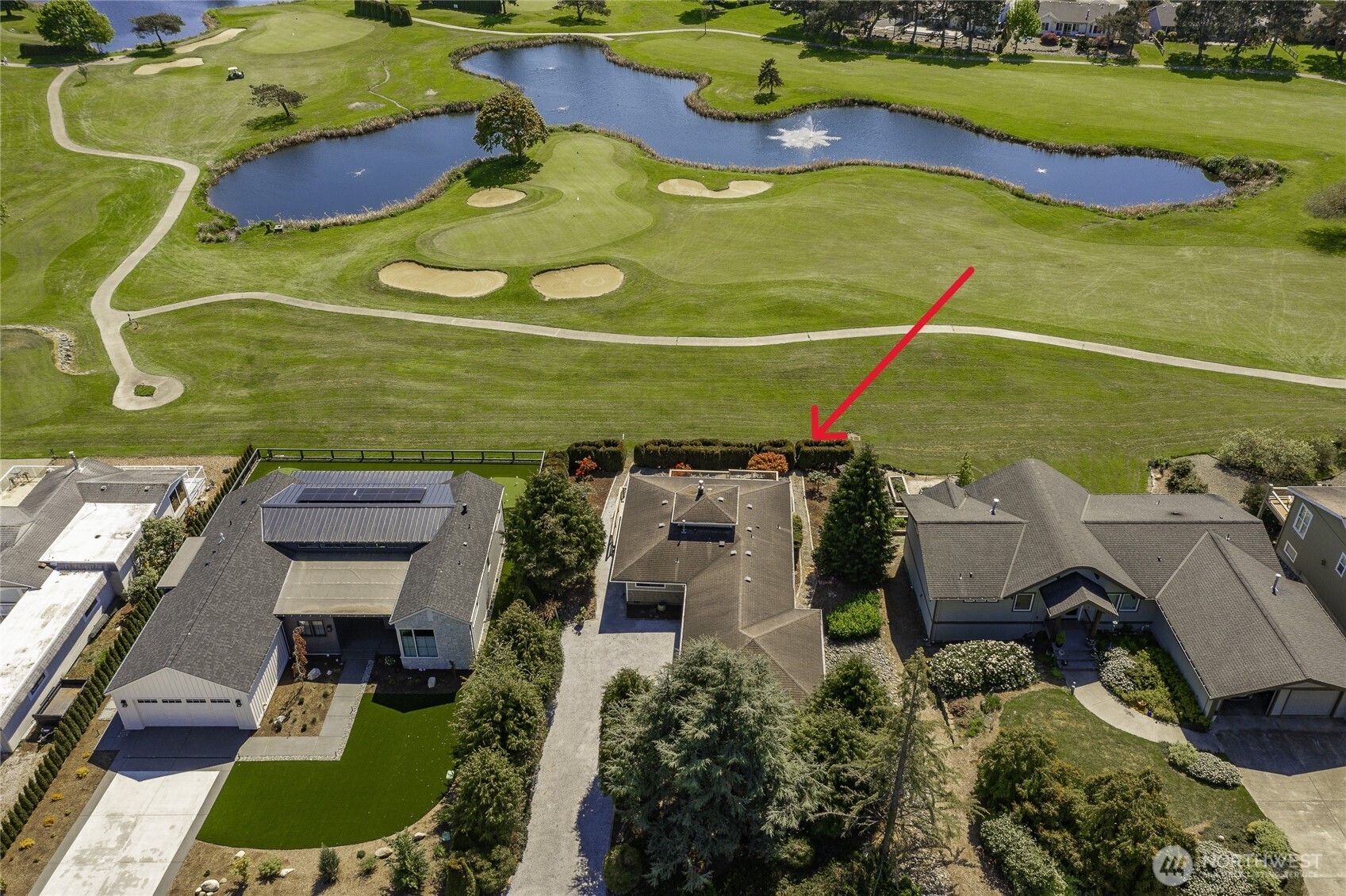 5537 Salish Road Blaine, WA 98230 - Photo 1 of 39 an aerial view of a pool