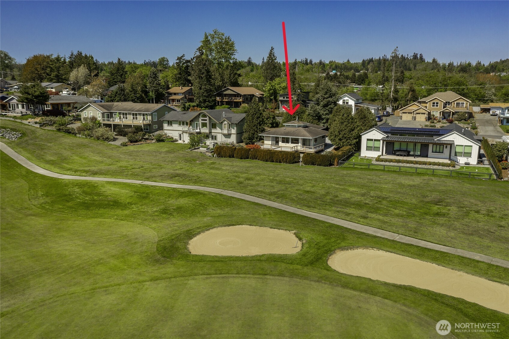 5537 Salish Road Blaine, WA 98230 - Photo 2 of 39 a view of a water with a big yard