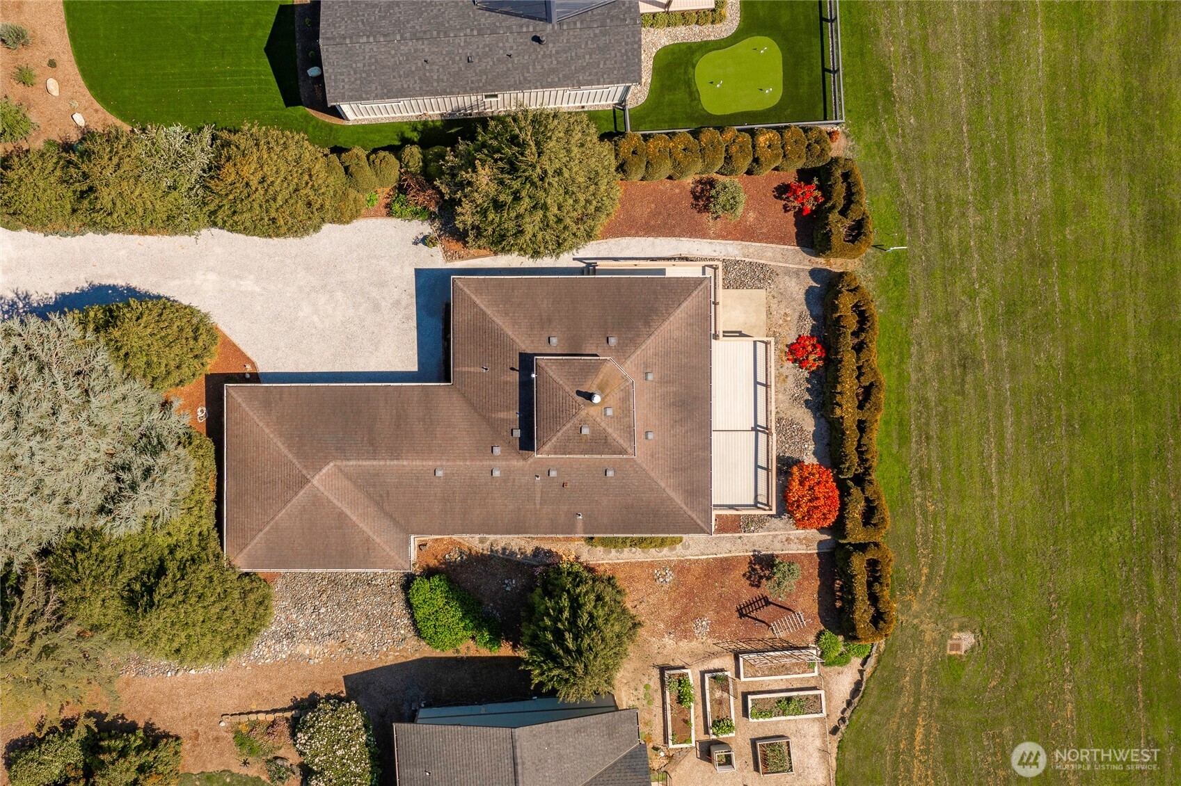 5537 Salish Road Blaine, WA 98230 - Photo 30 of 39 an aerial view of a house with outdoor space