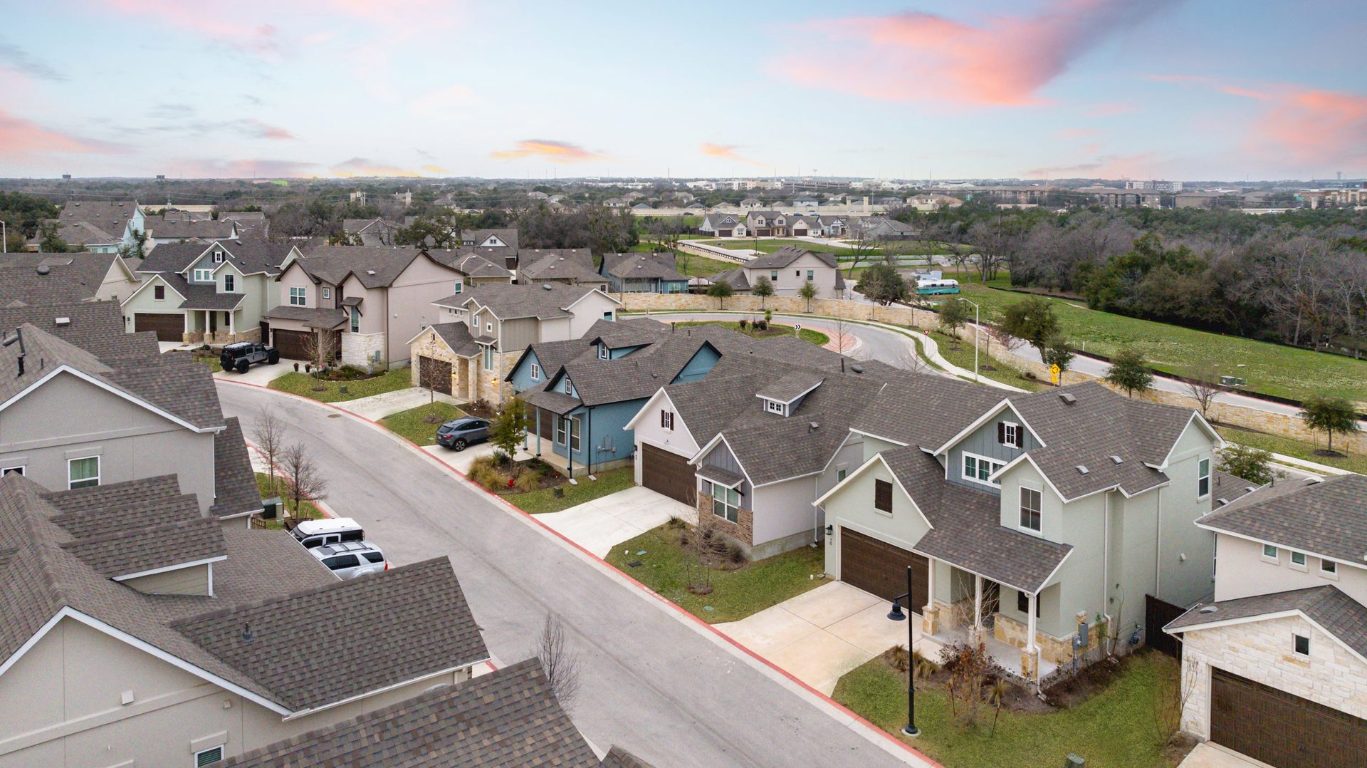 600 C-Bar Ranch Trail, Unit 136 Cedar Park, TX 78613 - Photo 5 of 9 an aerial view of residential houses with outdoor space