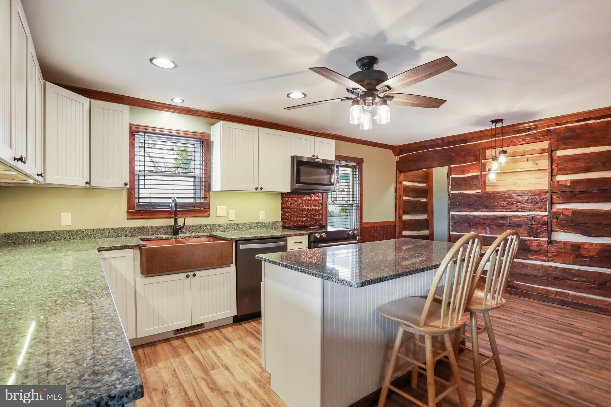 12354 Back Road Toms Brook, VA 22660 - Photo 11 of 58 Log walls & recessed lighting