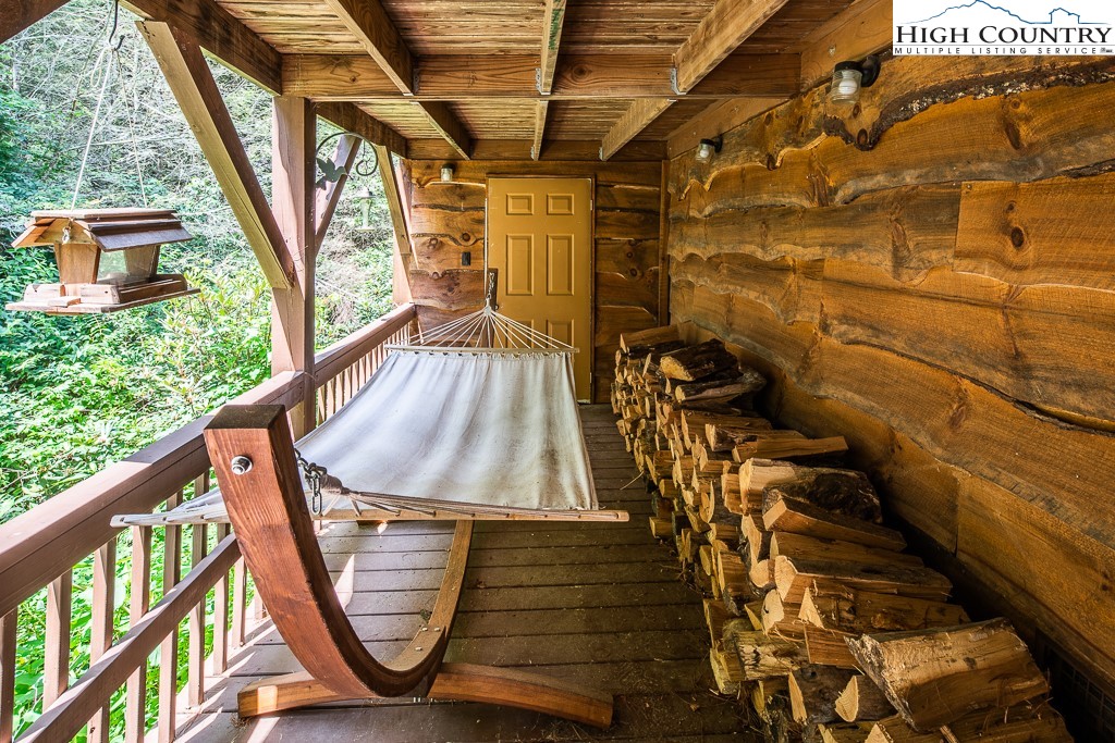 166 Mountain Ivy Lane Boone, NC 28607 - Photo 20 of 23 a view of a balcony with wooden floor